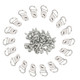 D Rings with Screws for Picture Frame Hanging - (Pack of 100)